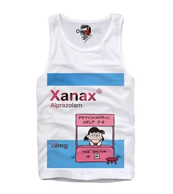 $21.98 • Buy E1syndicate Tank Top Shirt Lsd Xanax Alprazolam Psychiatrist Help Booth 5752