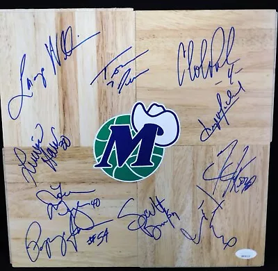 Dallas Mavericks 1995-96 Team Signed 12x12 Floorboard JSA Authenticated • $449.99