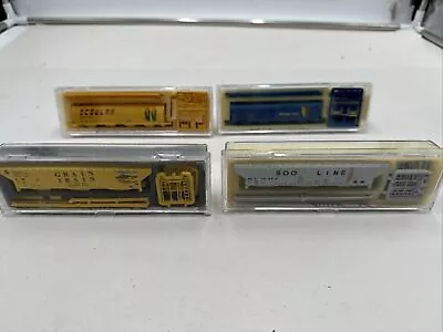 4 Intermountain N Scale Train Car Lot  • $35