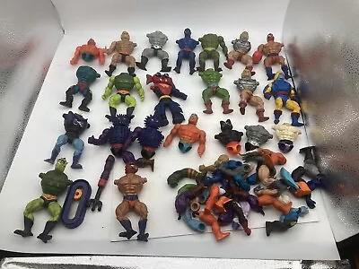 MOTU Masters Of The Universe He-Man Action Figure Parts Lot Vintage For Parts • $100