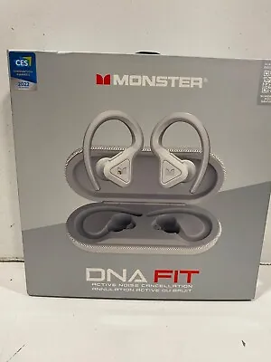 Monster DNA Fit Wireless Bluetooth Earbuds - Noise Cancelling White • $24.99