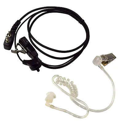 Hands Free Headset With Acoustic Tube Earpiece & PTT Mic For Yaesu Series Radio • $11.45