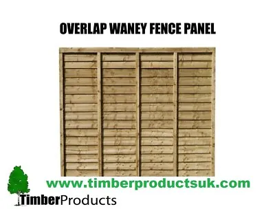 £37.44 • Buy Waney Lap Fence Panels SPECIAL OFFER PRICES! VARIOUS SIZES! 6x2,6x3,6x4,6x5,6x6