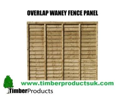 Waney Lap Fence Panels SPECIAL OFFER PRICES! VARIOUS SIZES! 6x26x36x46x56x6 • £28.20