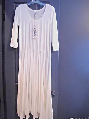 Monoreno Ivory Stretchy Rayon Full Flare Midi Dress - S NWT • $35