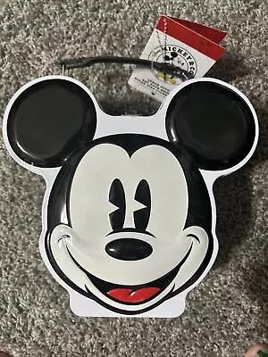 Disney Parks Mickey Mouse Metal Lunch Box Tote New • $35.90