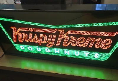 Krispy Kreme Doughnuts Double Sided Light Up Sign • $750