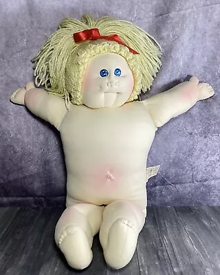 1978 The Little People Soft Sculpture Cabbage Patch Blonde Xavier Roberts Signed • $179.95