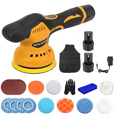 Cordless Car Buffer Polisher  Rechargeable  Brushless J1H3 • $88.62