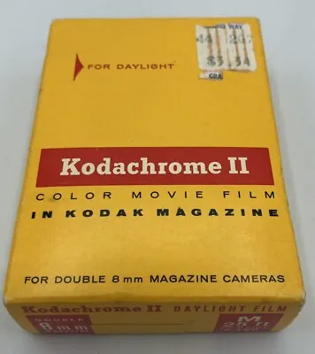 Kodachrome Ll Movie Film Super 8 Cartridge Unopened Expired 1968. Sealed • £19.27