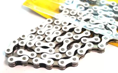 YBN S-410 Singlespeed Chain — 1/8  X 112 Links / White — AUS STOCK — Bike BMX SS • $28.99