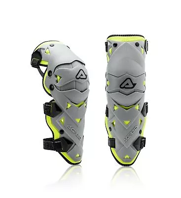 Motocross Enduro Knee Pads With Acerbis Impact Fluo Knee Protection • $75.05