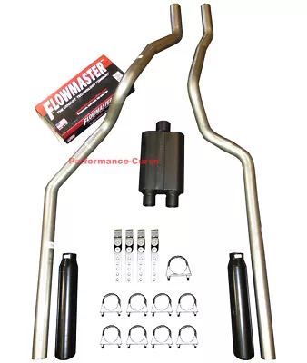 99-08 GMC Sierra 5.3 Truck Dual Exhaust Mandrel Bent W/ Flowmaster 40 Series • $269.95