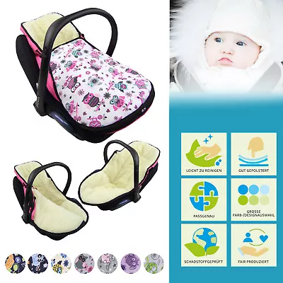 BAMBIENWELT Winter Foot Bag Foot Bag For Baby Bowl By MAXI-COSI With Wool Owl Xx • £17.32