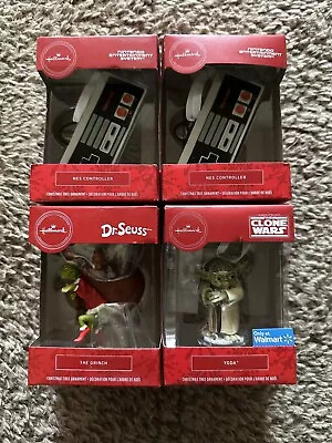 £58.01 • Buy Hallmark Christmas Ornament Lot Of 4 Nintendo Star Wars Grinch