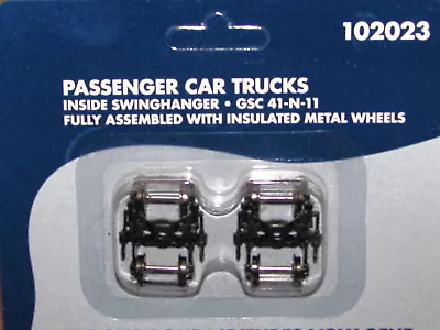 Item 102023 Passenger Car Trucks Inside Swinghanger Rapido Trains N Scale New • $7.99