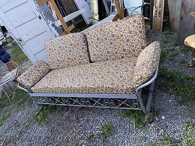 Antique Metal Porch Glider Lattice    Local Pick Up Patio  71 N Long • $360