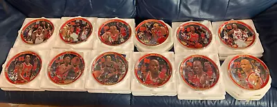 Michael Jordan Return To Greatness Set Of 12 Plates Collector Upper Deck • $199.95