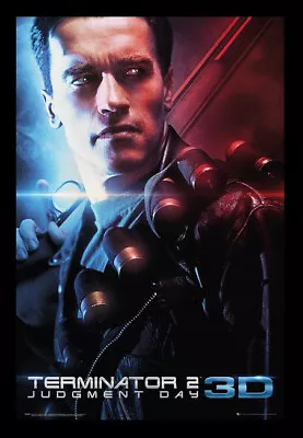 $99 • Buy (framed) Terminator 2 3d Movie Poster 66x96cm Print Picture  Art
