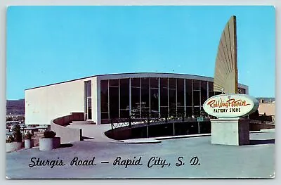 Rapid City SD~Red Wing Potteries Googie/Art Deco Factory Store~Sturgis Rd~1960s • $6