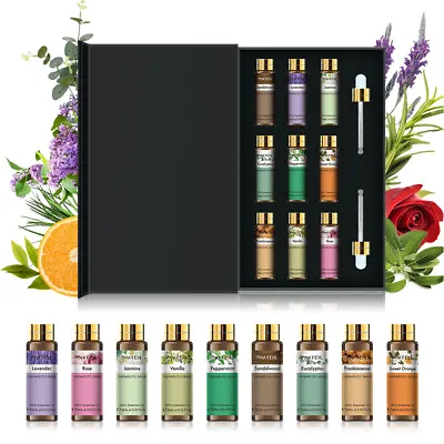 £13.99 • Buy Essential Oils Set 9x 10ml Natural Pure Aromatherapy Essential Oil Diffuser Oil