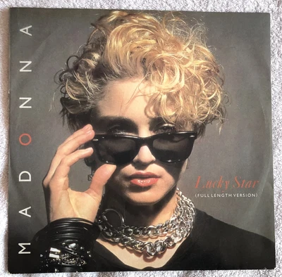 £128 • Buy Madonna - Lucky Star Maxi Single - 12” Vinyl  - Sunglasses Sleeve - Rare 