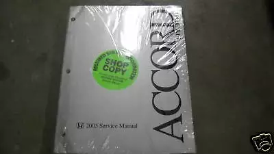 2005 Honda Accord Hybrid Service Shop Repair Workshop Manual BRAND NEW 2005  • $124.95