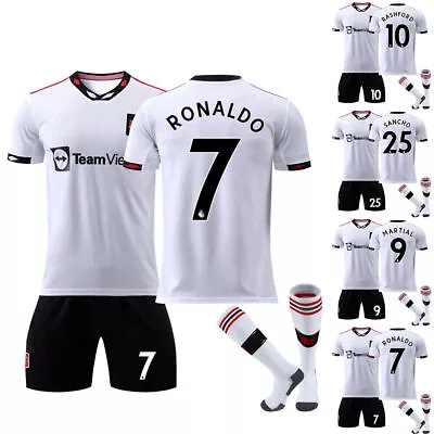 2022/23 T Eam Viewer Manchester United Jersey Shirt Shorts Socks Outfit NEW • £14.15