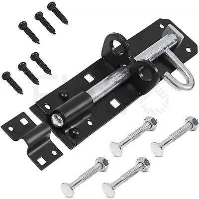 Brenton Pad Bolt Heavy Duty 4 6 8  Padbolts Sliding Gate Latch Garage Door Lock • £6.69