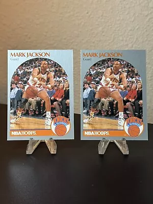 (2) 1990-91 NBA Hoops - #205 Mark Jackson Basketball Cards - New York Knicks • $10.50