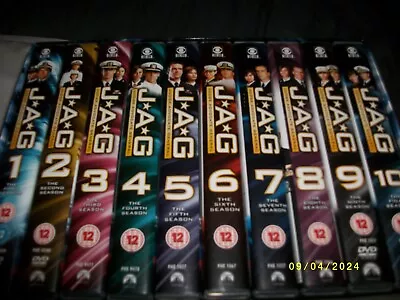 J.A.G. The Complete Seasons/Series 1 - 10 DVD Box Setread Condition • £26