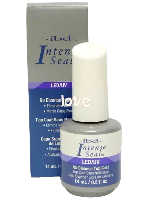 IBD Intense Seal LED/UV Gel Nail Polish 0.5fl.oz No Cleanse Top Coat Builder • $11.48