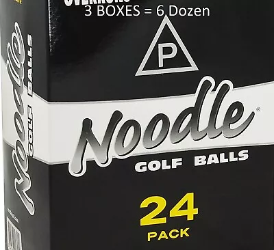 2 Dz BRAND NEW Taylormade / Maxfli NOODLE Golf Balls =24 NEW Ball LOT  FREE SHIP • $23.99