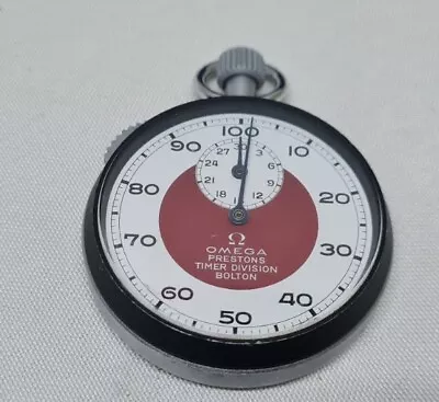 £80 • Buy Vintage OMEGA Prestons Timer Division Bolton Stopwatch Manual Wind
