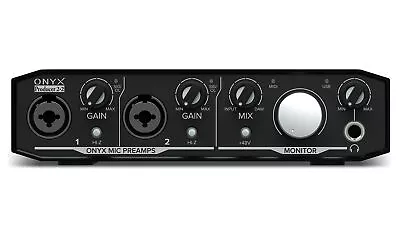 Mackie Onyx Producer 2.2 2x2 USB Audio MIDI Recording Studio Interface • $64.95