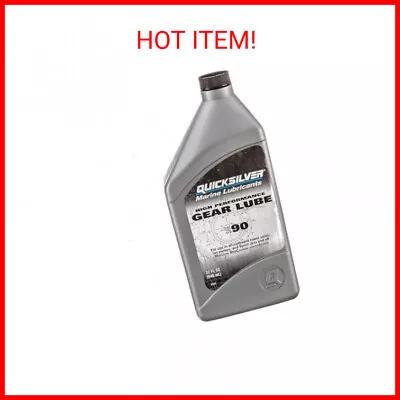 Quicksilver 858064Q01 SAE 90 High Performance Gear Lube  32 Oz • $25.53