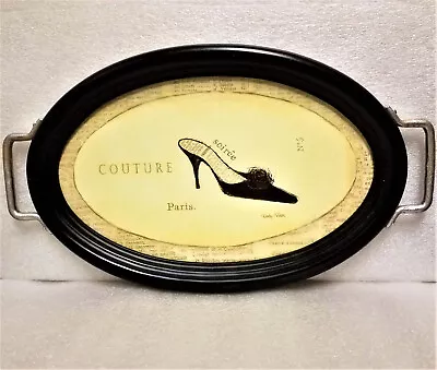 Black Paris Couture Soiree Shoe Vanity Tray - Art By Emily Adams • $20.99