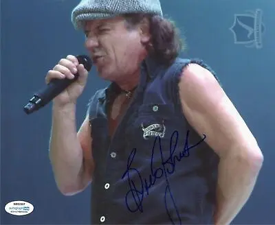 Brian Johnson AC/DC Signed 10x8 Photo AFTAL OnlineCOA • £236