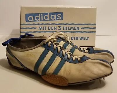 Scarce Adidas  ASS  Track Shoes (Spikes) Circa 1960 With Original Box US Size 9 • $975