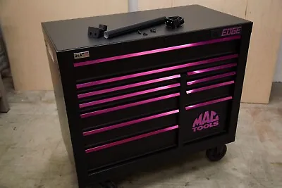 MacTools Edge 11 Drawer Workstation Flat Black/Metallic Purple Trim • $2400