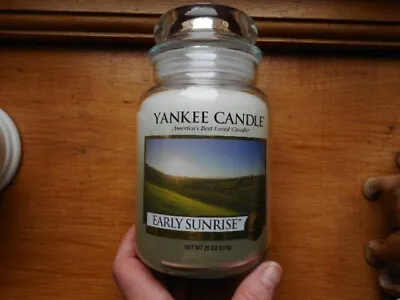 Yankee Candle Rare Retired  22oz 623g Early Sunrise   Large Jar • £42.99
