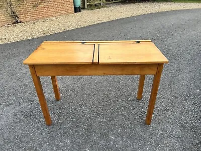 £15 • Buy Vintage Wooden School Desk (Double) Pine In Great Condition