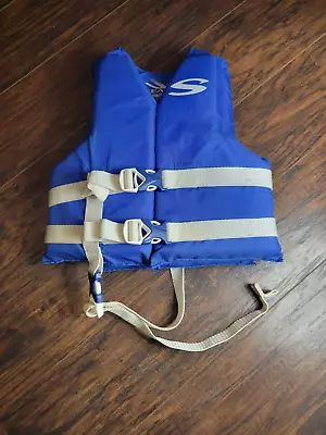 Stearns Child Life Jacket 30-50lbs Type III US Coast Guard Approved Blue • $10.99