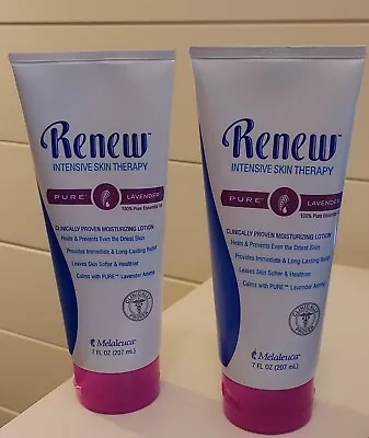 2 Renew Intensive Skin Therapy Melaleuca Lotion Pure Lavender 7 Oz New Sealed • $34.99