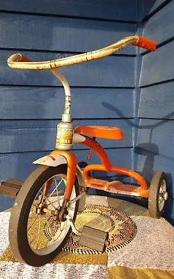 Vintage 1950s 1960s Murray Tricycle Ride On Pedal Toy Trike All Original Works! • $150