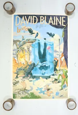 David Blaine Limited /52 Signed Collector Commemorative Poster 24 X36  Live Tour • $349.99