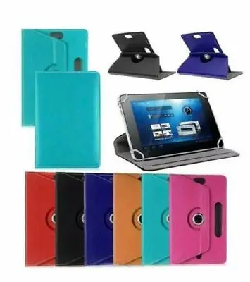 360° Folio Leather Case Cover Stand For Android Tablet PC 7  8  9  10  10.1  Hot • $7.49