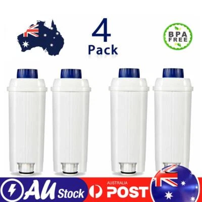 $32.99 • Buy 4x Water Filter For Delonghi DLSC002 ECAM 22.110.SB ECAM 22.320.S Coffee Machine