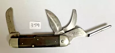 Vintage A Barrett & Sons 3-4 Blade Utility Folding Pocket Knife  Piccadilly #359 • $40