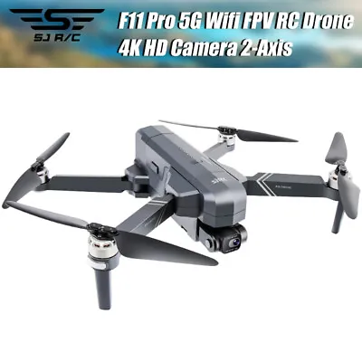 SJRC F11 4K Pro GPS Drone 5G Wifi FPV 4K HD Camera 50X Zoom Quadcopter RC Drone • $376.28